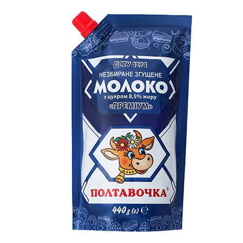 Молоко згущене Полтавочка 440г 8.5% премiум дп