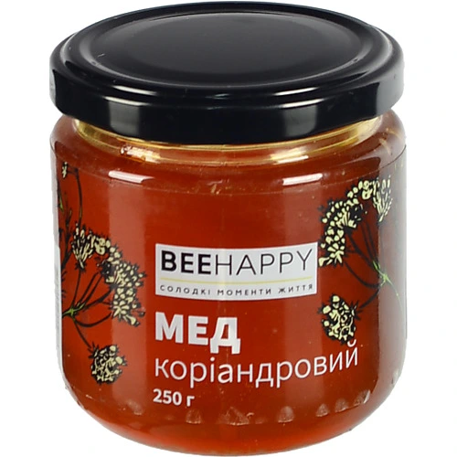 Мед BeeHap 250г коріандр