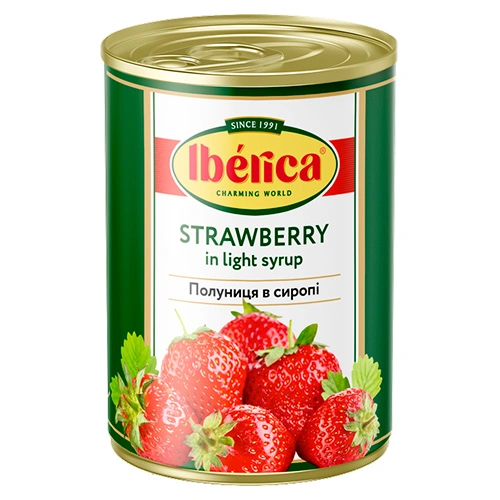 Полуниця Iberica 410г в сиропі