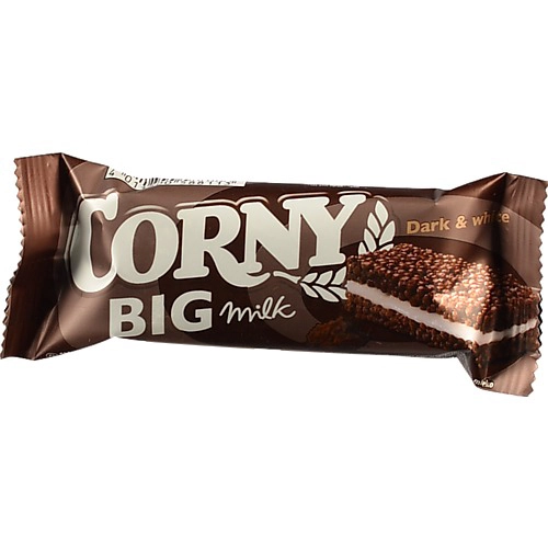 Батончик злаковий з какао та молочно-кремовою начинкою Milk Corny м/у 40г