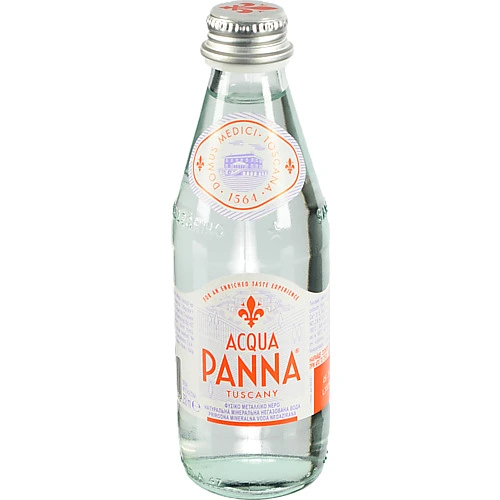 Вода мінеральна негазована Acqua Panna с/пл 250мл