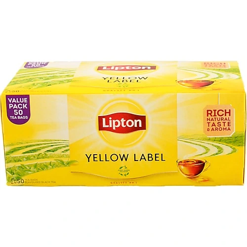 Чай чорний Lipton Yellow Label 50 пакетиків
