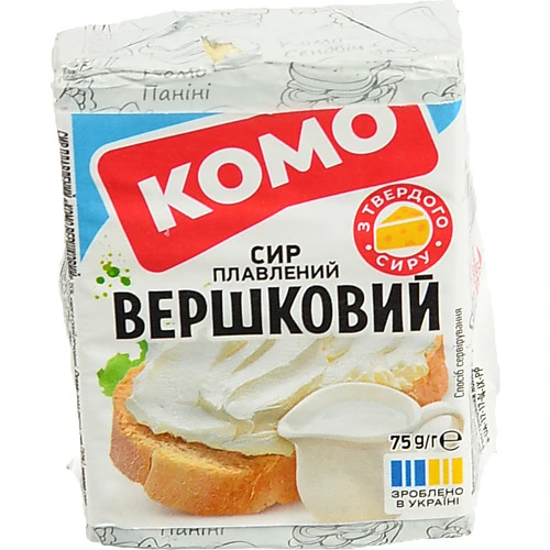 Сир пл. Комо 75г 35 вершковий брикет