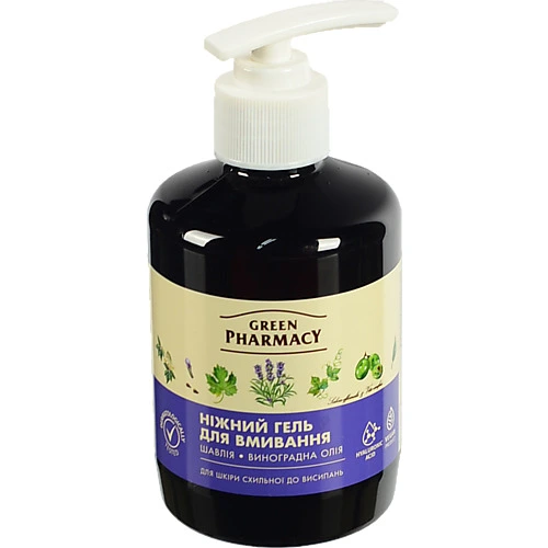 Гель для вмивання шавлія Зелена аптека 270мл