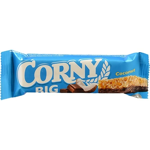 Батончик злаковий з молочним шоколадом і кокосом Big Corny м/у 50г