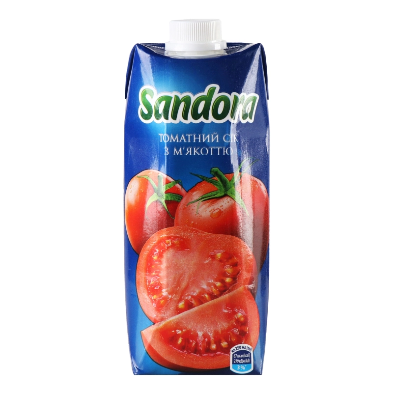 Сік Сандора 0.5л томат