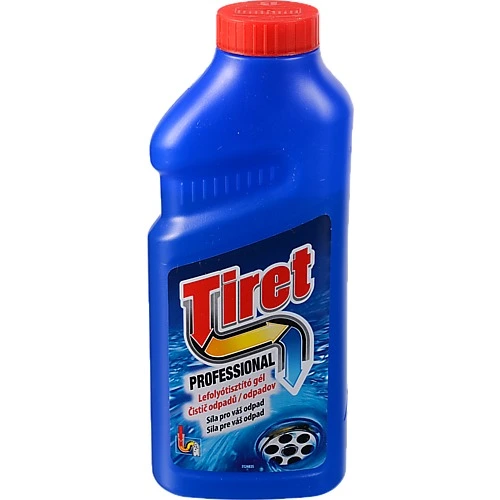 Гель для видалення засмічень в каналізаційних трубах Professional Tiret 500мл