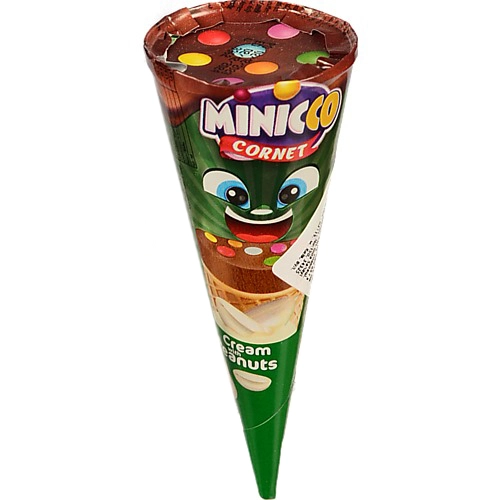 Вафельний ріжок Minicco 25г арахіс