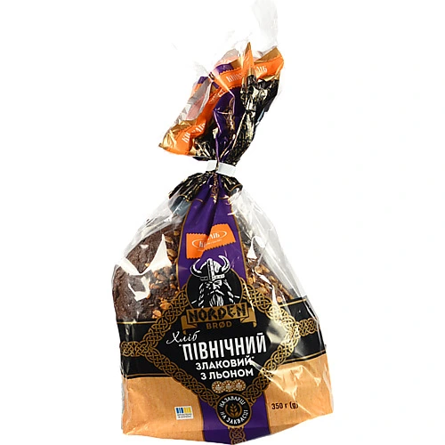Хліб [Київхлібk [Північний злаковийk з льоном на заквасці, 350 г