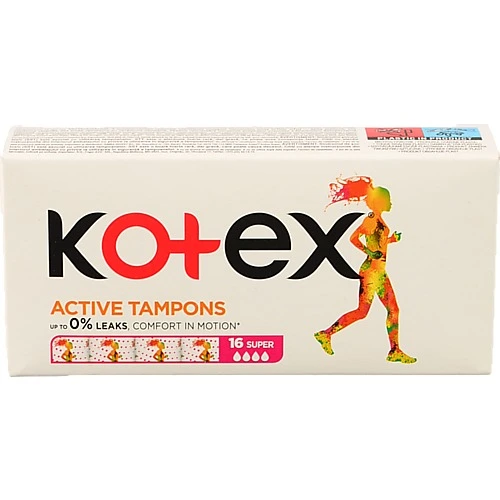 Тампони Kotex актив супер 16х24