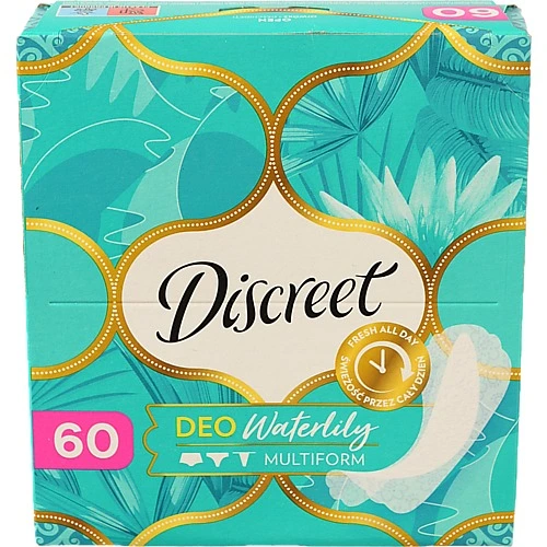 Щоденні прокладки Discreet 60шт deo water lily multiform
