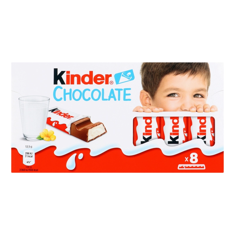 Шоколад молочний з молочною начинкою Chocolate Kinder к/у 100г