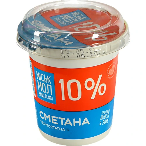 Сметана 300г 10% жирності
