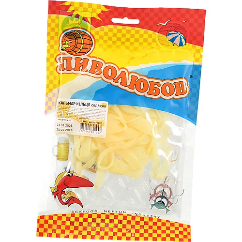 Кальмар Піволюбов 75г кiльця