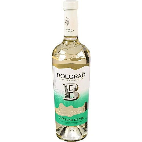 Вино Болград 0.75л Шато де Він біле напівсолодке
