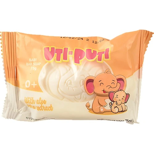 Мило туалетне дитяче з екстрактом алое вера Uti-Puti 75г