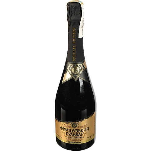 Вино ігристе 0.75л 10-13.5% біле напівсолодке Special Edition Французький бульвар