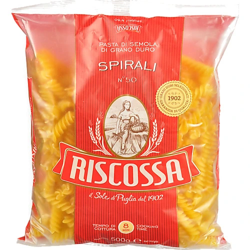 Вироби макаронні Spirali 50 Riscossa м/у 500г