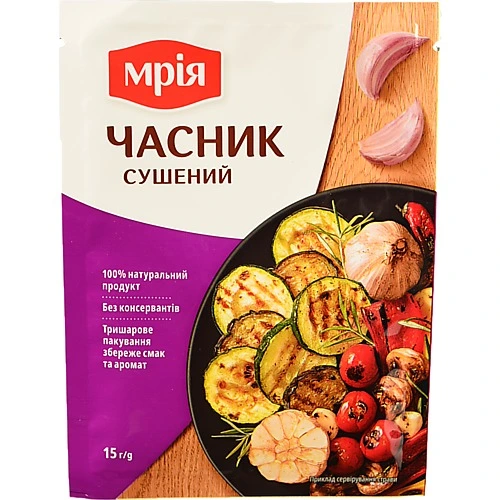 Приправа Мрія 15г часник гранульований сушений