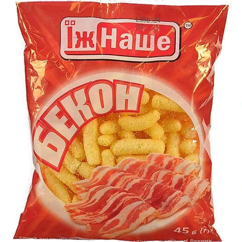 Кукурудзянi палички Їж Наше 45г бекон