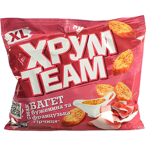 Багет ХрумTeam 90г буженина франц.гірчиця