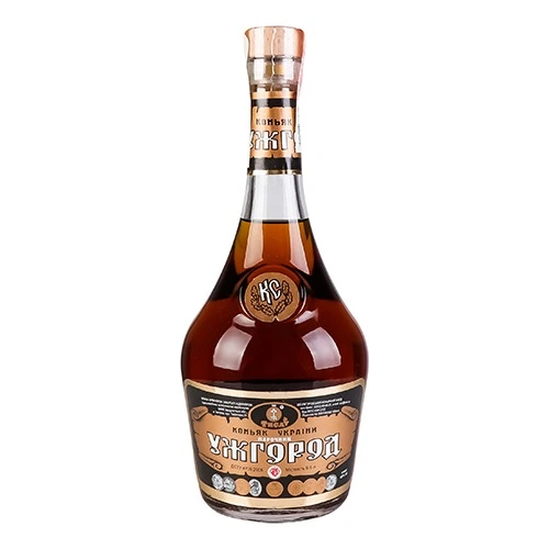 Коньяк 0,5л 40% 10років УКЗ Ужгород