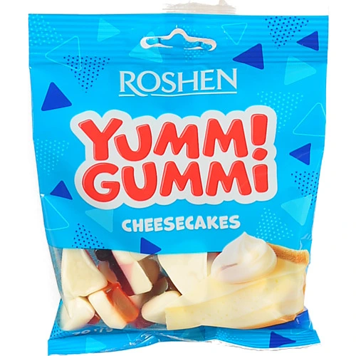 Цукерки желейні Cheesecakes Yummi Gummi Roshen м/у 70г