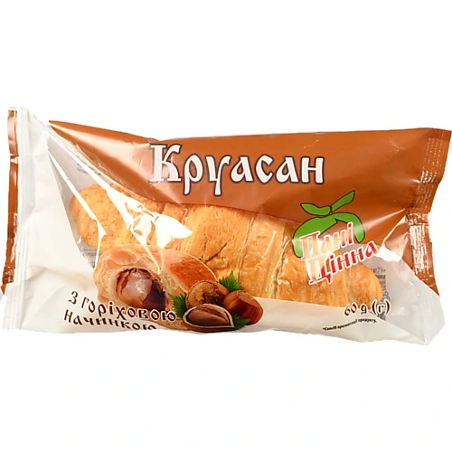 Круасан Пані Цінна з горіховою начинкою, 60 г