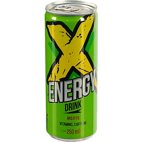 Напій енергетичний X ENERGY 0.25л mojito з.б
