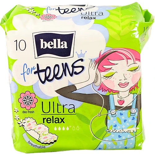 Прокладки Белла for teens ultra relax 10шт