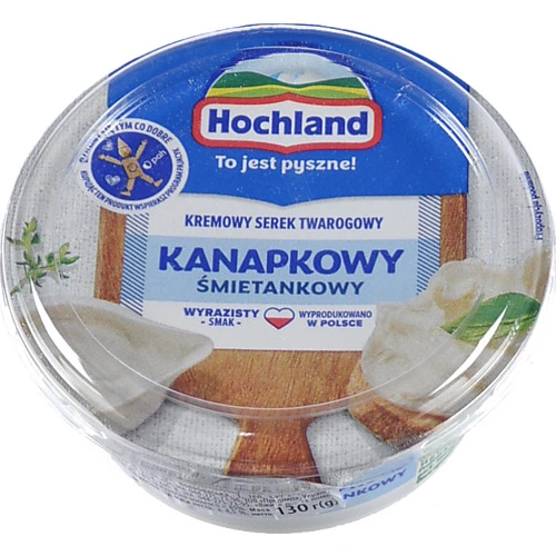 Крем-сир Hochland вершковий канапковий 130г