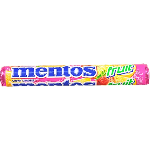 Драже жувальне з фруктовим смаком Fruit Mentos м/у 37г