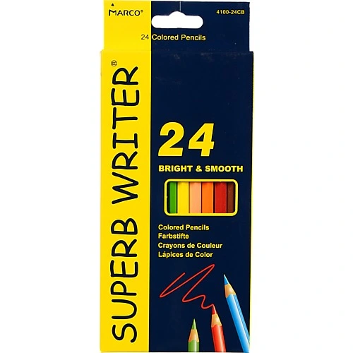 Олівці кольорові Marco Superb Writer 24 шт.