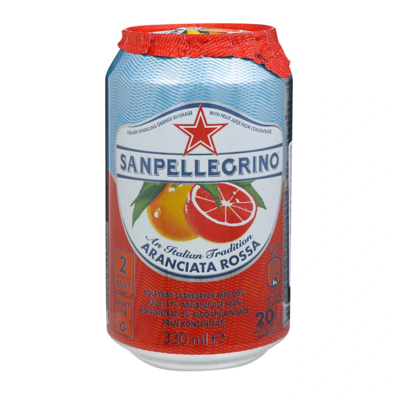 Напій безалкогольний Aranciata Rossa Sanpellegrino з/б 330мл