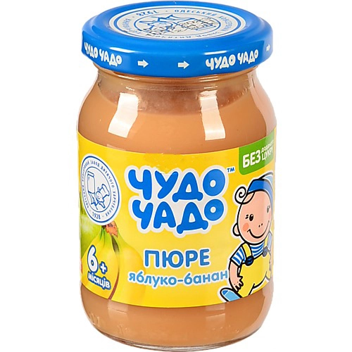 Пюре Чудо Чадо 170г яблуко банан б.цукру