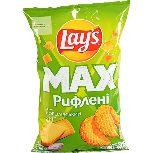 Чіпси Lays Max 95г королівський сир