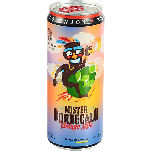 Пиво Волинський Бровар 0.33л світле нефілт.mister durbecalo