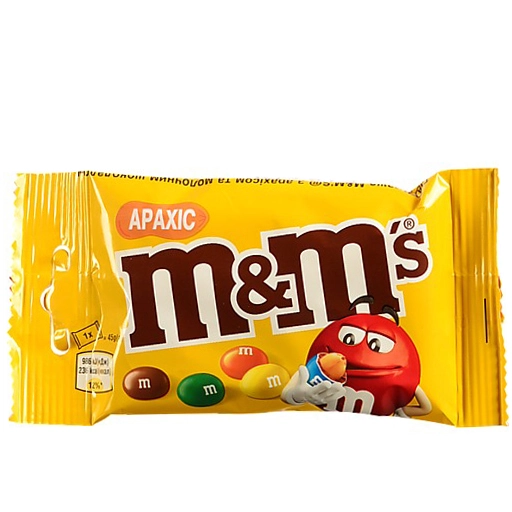 Драже M&M's 45г арахіс молочний шоколад