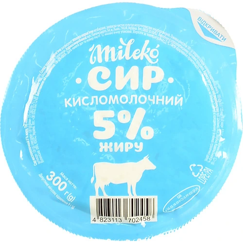 Сир к.м. Mileko 300г 5% обрам