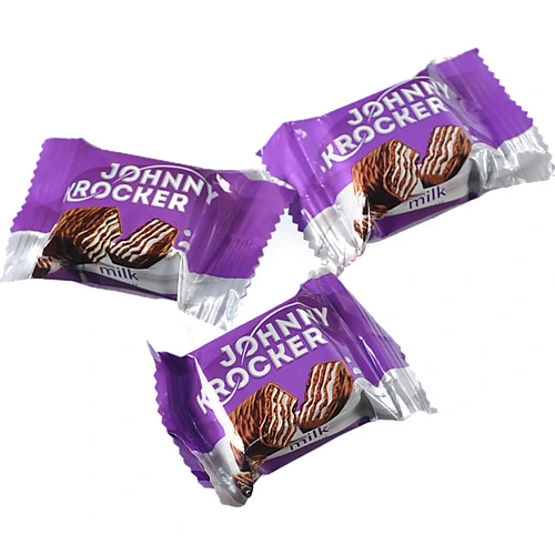 Цукерки глазуровані Milk Johnny Krocker Roshen кг