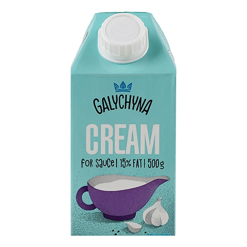 Вершки Галичина 500г 15 д.соусу TGA