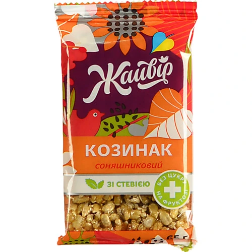 Козинак на фруктозі зі стевією Соняшниковий Жайвір м/у 65г