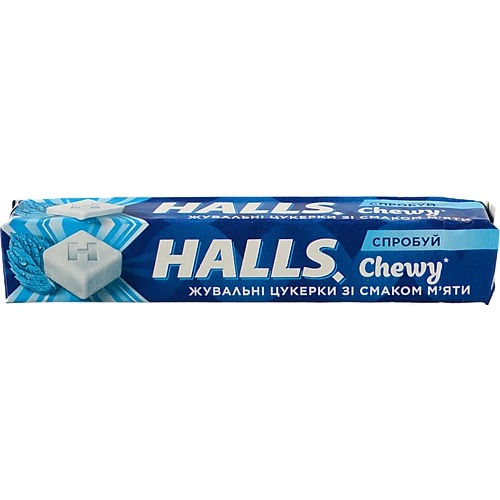 Цукерки жувальні зі смаком м'яти Chewy Halls м/у 47г