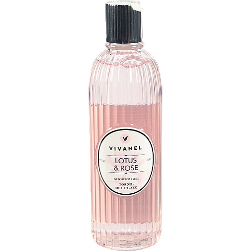 Гель для душу VIVANEL 300мл лотос і троянда