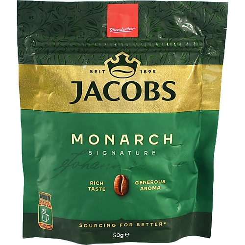 Кава Jacobs Monarch 50г розчинна