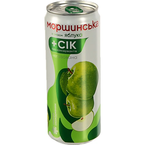 Напій Моршинська 0.33л яблуко н.газ з.б.