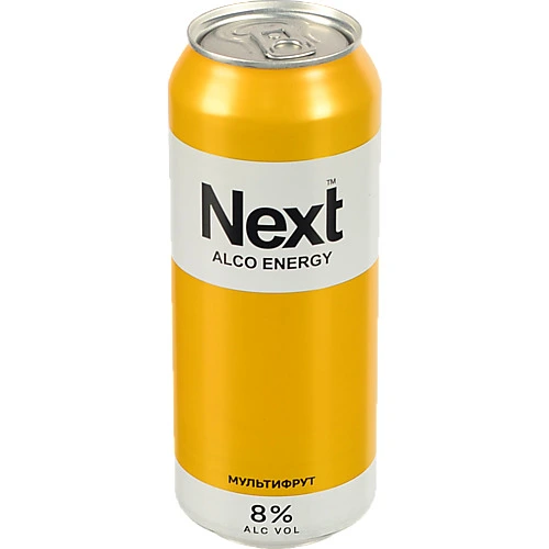 Енергетичний напій Next 0.5л Мультифрукт 8% Алк.
