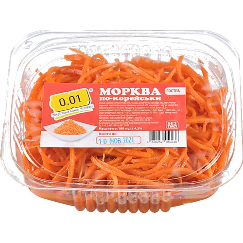 Морква по-корейськи гостра 180г