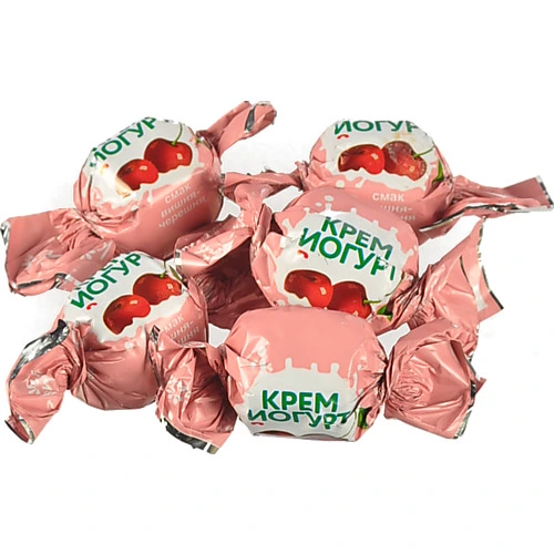 Цукерки Вишня-черешня Крем-йогурт Konti кг