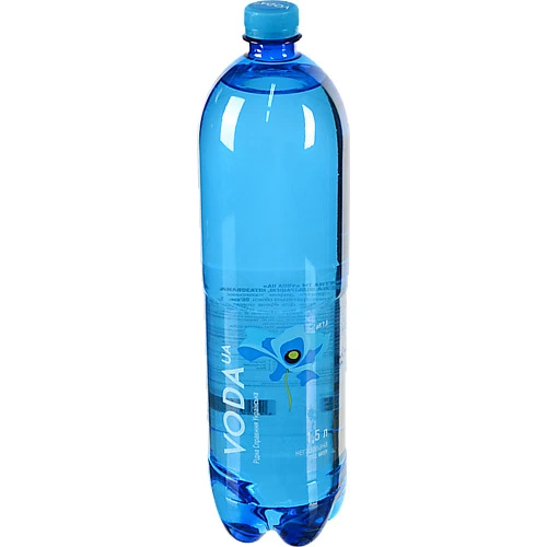 Вода питна ТМ VODA UA.Рідна Справжня Українська. 1.5 л.. негаз. ПЕТ